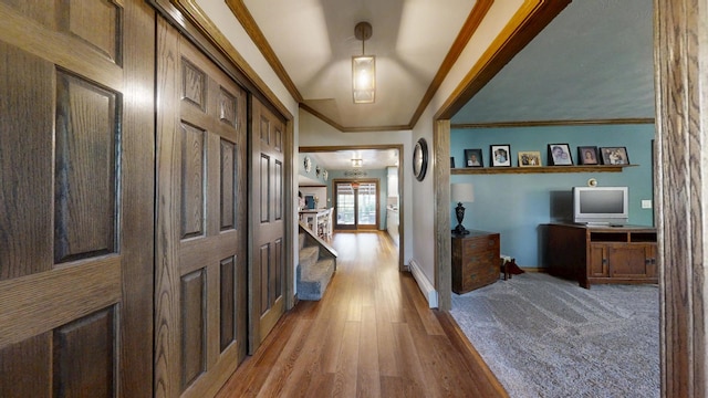 17 Park Dr, Villa Grove, IL 61956 - foyer with ornamental molding and light wood-type flooring