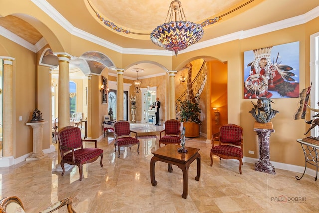 1130 Gavin Ct, Lake Forest, IL 60045 - building lobby with ornamental molding