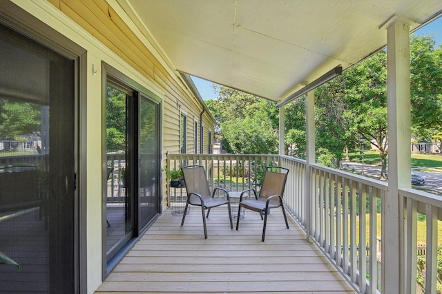 1521 S County Farm Rd Unit 2-2, Wheaton, IL 60189 - view of wooden terrace