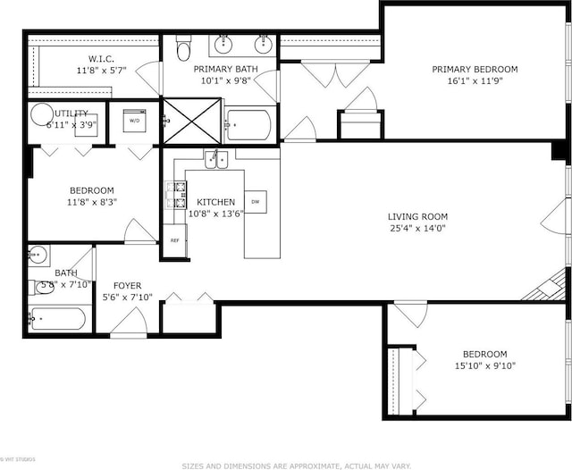 4553 N Magnolia Ave Unit 205, Chicago, IL 60640 - view of property floor plan