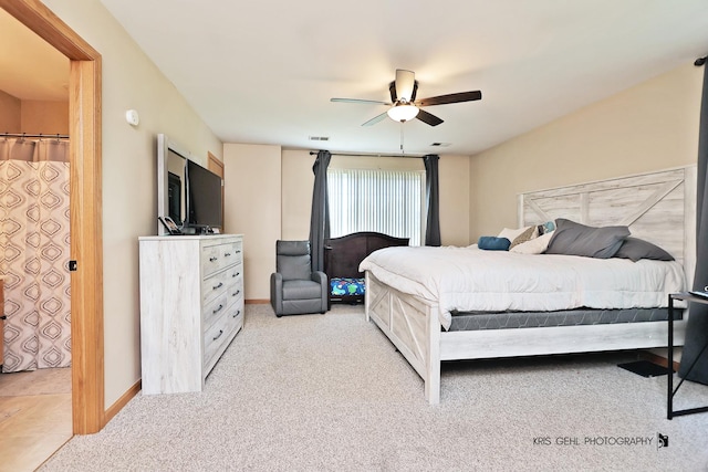 39092 Welsh Ln, Beach Park, IL 60083 - carpeted bedroom featuring ceiling fan and baseboards
