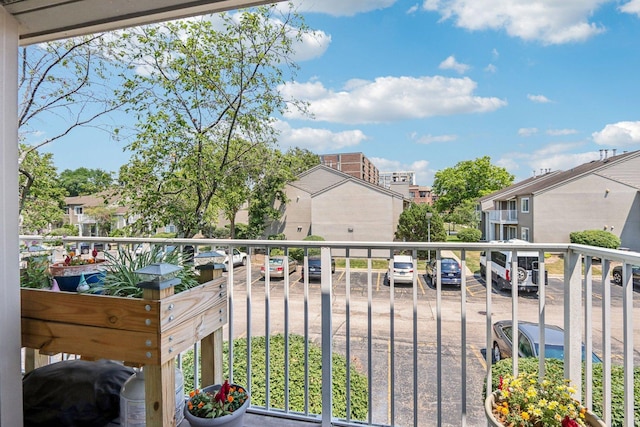 45 Orchard Ter Unit 7, Lombard, IL 60148 - balcony featuring a residential view