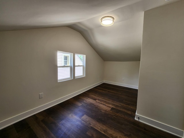 12416 S Carpenter St, Calumet Park, IL 60827 - additional living space featuring lofted ceiling and dark wood-type flooring