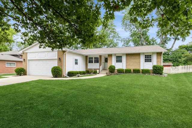 639 N Stephen Dr, Palatine, IL 60067 - single story home with brick siding, an attached garage, and driveway