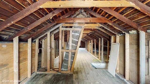 5041 W Fletcher St, Chicago, IL 60641 - view of unfinished attic
