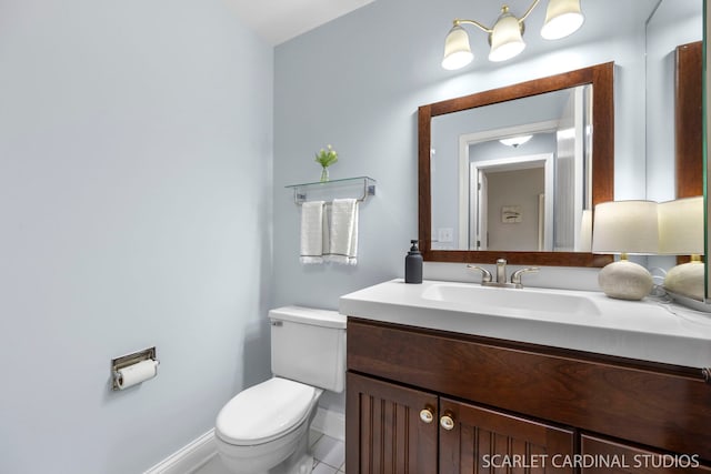 1675 Grosvenor Cir Unit D, Wheaton, IL 60189 - bathroom with vanity and toilet