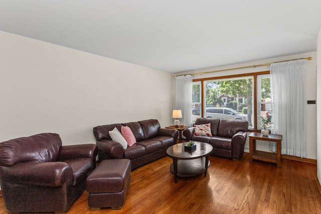 5128 Suffield Ct, Skokie, IL 60077 - living room featuring wood finished floors