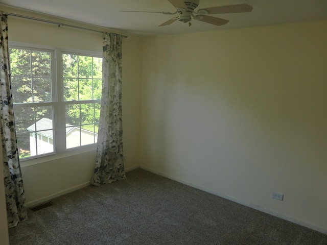 1010 Trillium Ln, Bartlett, IL 60103 - carpeted spare room with a ceiling fan and baseboards