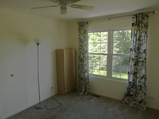 1010 Trillium Ln, Bartlett, IL 60103 - carpeted spare room featuring healthy amount of natural light and ceiling fan