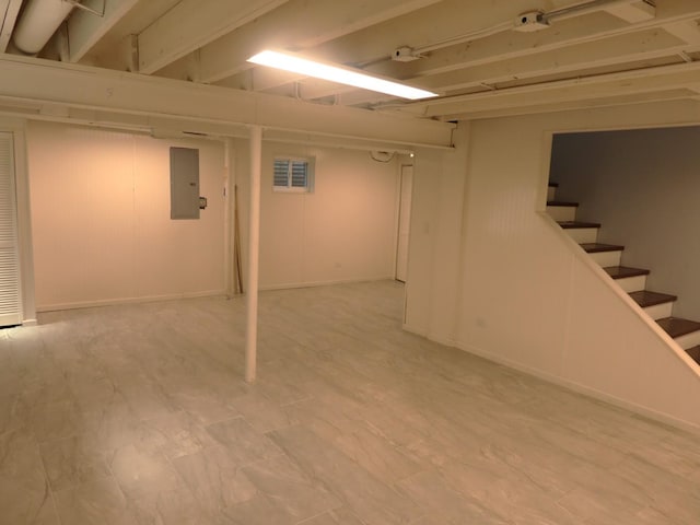 1010 Trillium Ln, Bartlett, IL 60103 - finished basement with electric panel and stairs
