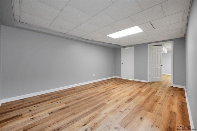 1718 Ardwick Dr, Hoffman Estates, IL 60169 - finished below grade area featuring light wood-style floors and baseboards