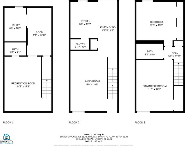 1718 Ardwick Dr, Hoffman Estates, IL 60169 - view of floor plan / room layout