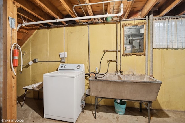 2555 Stratford Ave, Westchester, IL 60154 - laundry area with washer / clothes dryer