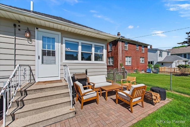 1020 S 4th St, Saint Charles, IL 60174 - view of patio / terrace with outdoor lounge area