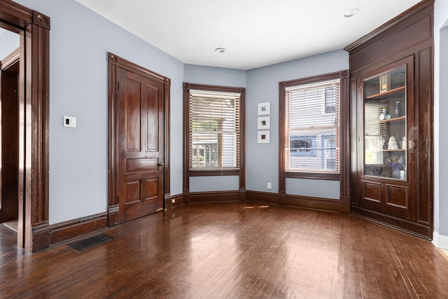 844 Haskell Ave, Rockford, IL 61103 - entryway with dark wood-type flooring and plenty of natural light