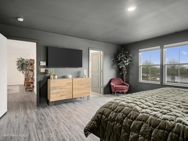 257 Kennedy Dr, Saint Charles, IL 60175 - bedroom featuring light wood-type flooring and recessed lighting