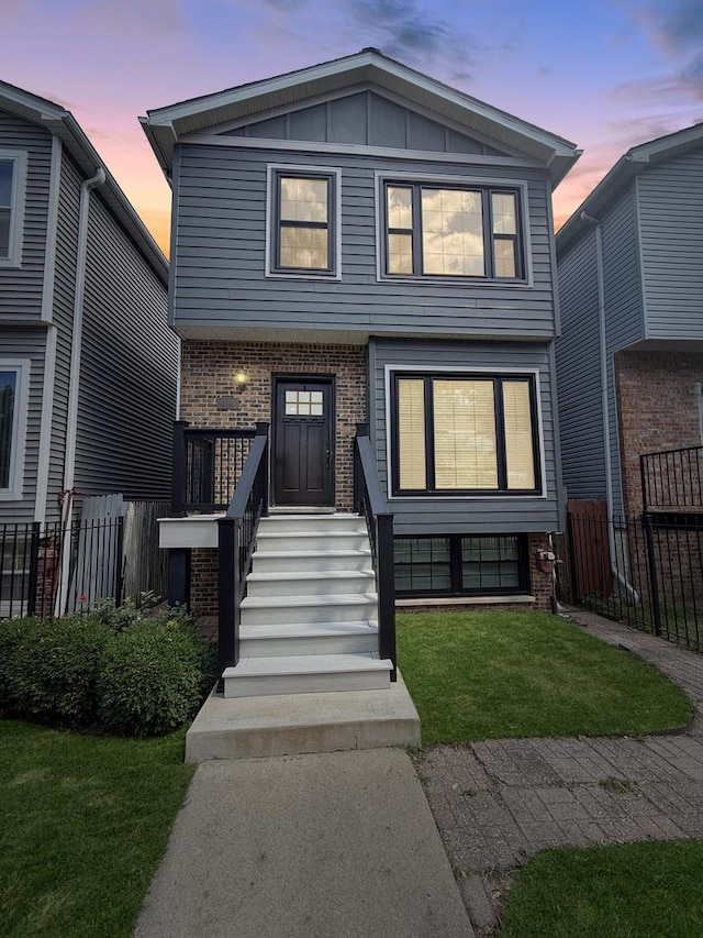 2514 W Washington Blvd, Chicago, IL 60612 - view of front of house featuring brick siding and board and batten siding