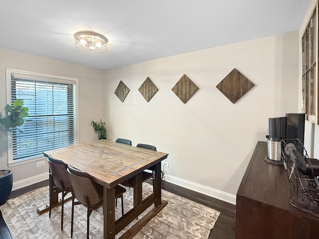 2514 W Washington Blvd, Chicago, IL 60612 - dining space with healthy amount of natural light and dark wood-type flooring