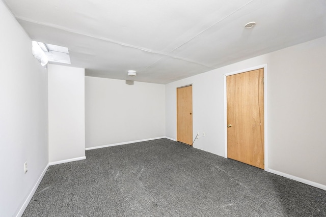 3075 Kingston Ct, Streamwood, IL 60107 - finished below grade area with carpet floors and baseboards