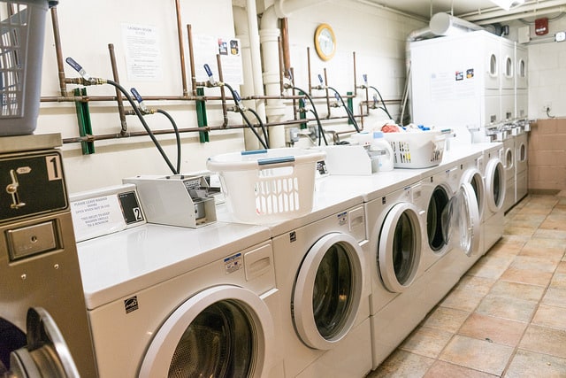 1339 N Dearborn St Unit 4A, Chicago, IL 60610 - shared laundry featuring washing machine and dryer and stacked washer / drying machine