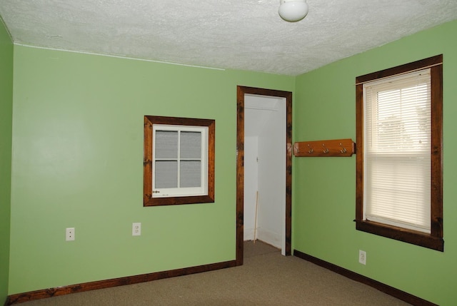 2840 W Ziebarth Rd, Normal, IL 61761 - carpeted empty room with a textured ceiling and baseboards