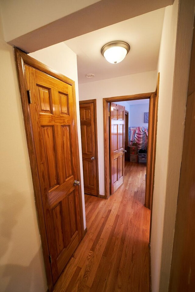 4444 N Central Ave Unit 2W, Chicago, IL 60630 - corridor featuring light wood-style flooring