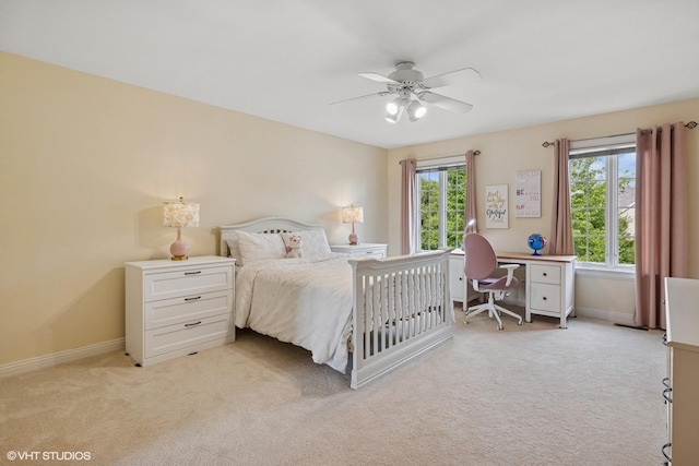 1600 Elderberry Dr, Libertyville, IL 60048 - bedroom featuring light carpet and a ceiling fan
