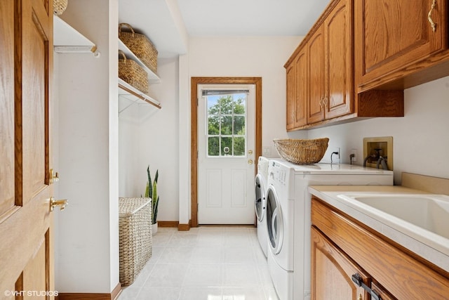 1600 Elderberry Dr, Libertyville, IL 60048 - laundry room featuring cabinet space and washing machine and dryer
