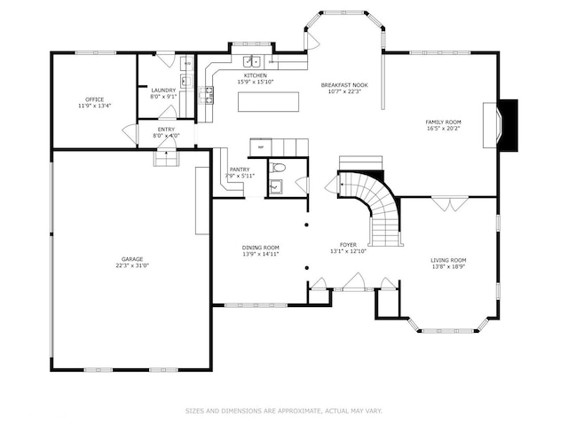 1600 Elderberry Dr, Libertyville, IL 60048 - view of room layout