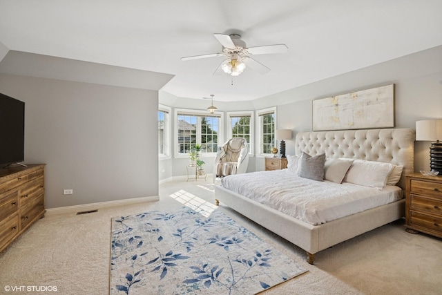 1600 Elderberry Dr, Libertyville, IL 60048 - bedroom featuring light carpet and a ceiling fan