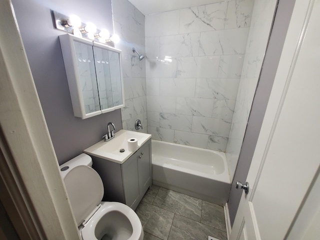 2053 219th Pl, Sauk Village, IL 60411 - bathroom with vanity and tub / shower combination