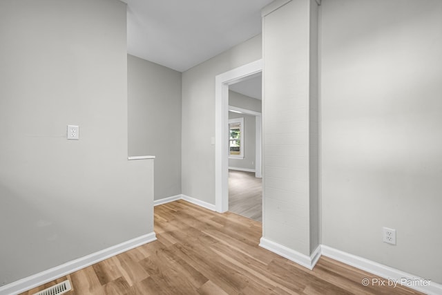 2213 Elm St, Rockford, IL 61102 - corridor with baseboards and wood finished floors