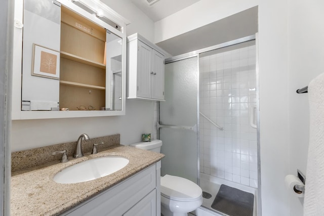 5715 Park Pl Unit K1, Crestwood, IL 60418 - bathroom featuring a shower stall and vanity