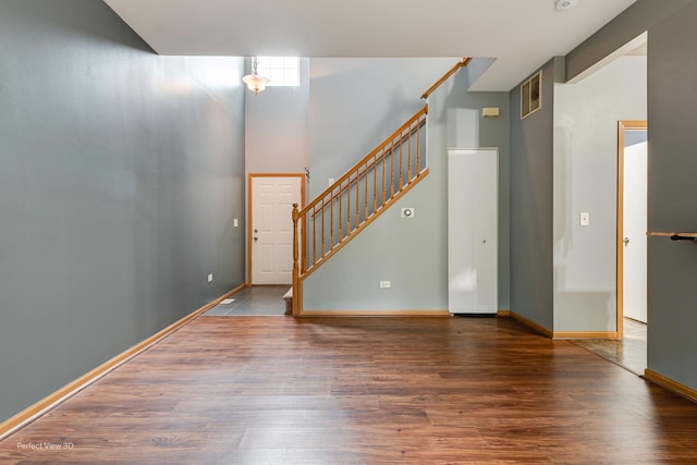 2517 Oak Tree Ln, Plainfield, IL 60586 - entrance foyer with wood finished floors and stairway