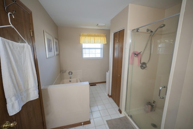510 Orchards Pass, Bartlett, IL 60103 - full bathroom featuring a shower stall and tile patterned flooring