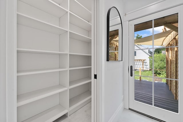1100 Washington St, Glenview, IL 60025 - doorway featuring baseboards