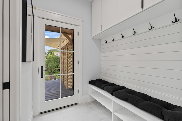 1100 Washington St, Glenview, IL 60025 - mudroom with baseboards and concrete flooring