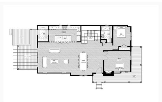 1100 Washington St, Glenview, IL 60025 - view of property floor plan