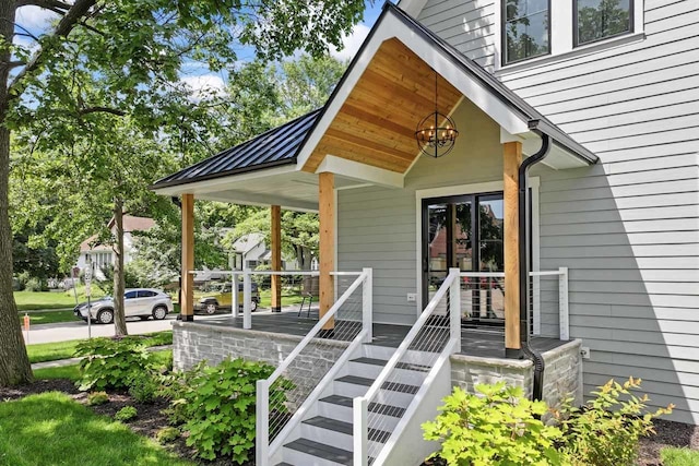 1100 Washington St, Glenview, IL 60025 - view of exterior entry with covered porch