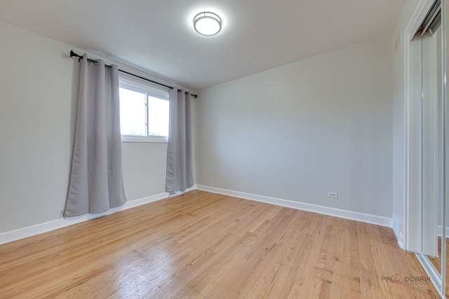 4603 Main St Unit B, Skokie, IL 60076 - spare room featuring light wood-style flooring and baseboards