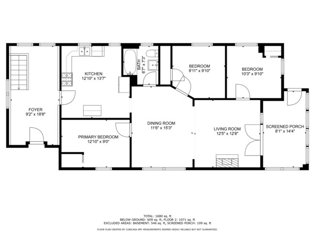1825 S 8th Ave, Maywood, IL 60153 - view of property floor plan