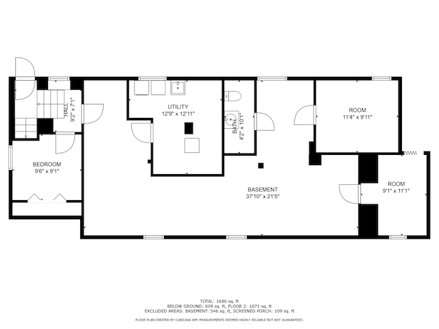1825 S 8th Ave, Maywood, IL 60153 - view of floor plan / room layout