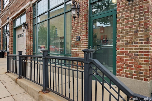 110 N 2nd St Unit 4, West Dundee, IL 60118 - property entrance with brick siding