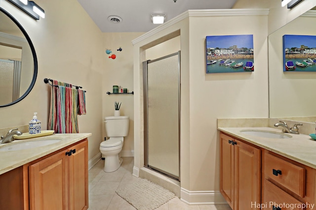 110 N 2nd St Unit 4, West Dundee, IL 60118 - full bathroom featuring a stall shower and vanity