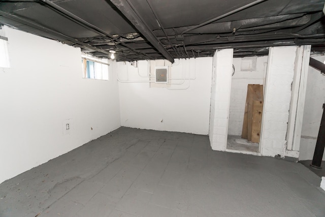 328 Silver St, Elgin, IL 60123 - below grade area with electric panel