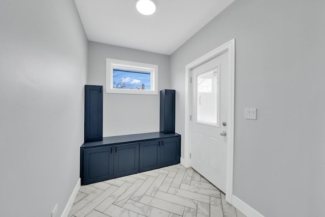 2613 Kenilworth Ave, Berwyn, IL 60402 - entryway featuring light marble finish flooring and baseboards