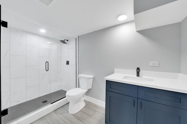 2613 Kenilworth Ave, Berwyn, IL 60402 - bathroom featuring a stall shower and vanity