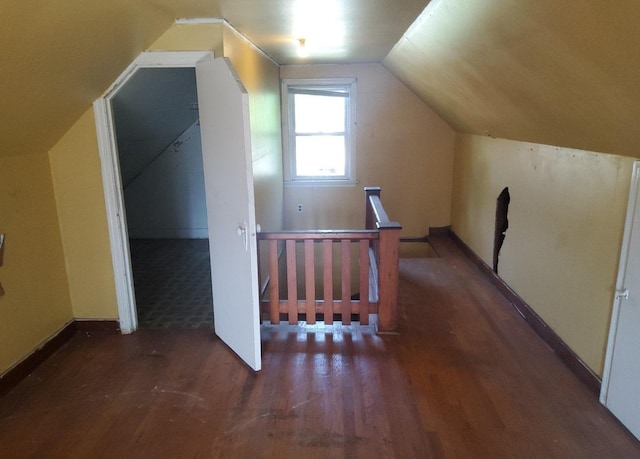 15734 Marshfield Ave, Harvey, IL 60426 - additional living space featuring wood finished floors and vaulted ceiling