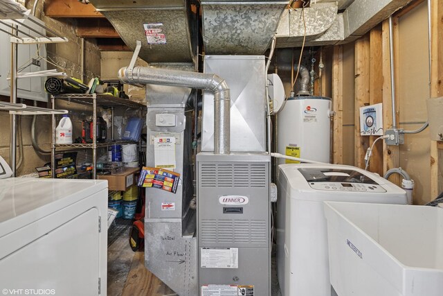 5051 Wright Ter, Skokie, IL 60077 - utilities with water heater and heating unit
