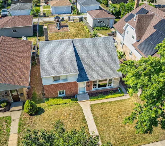 5051 Wright Ter, Skokie, IL 60077 - aerial perspective of suburban area